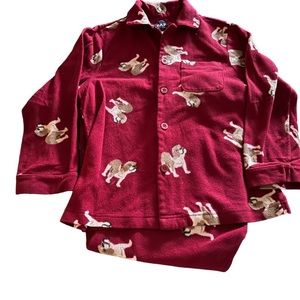 Gap Kids Pajamas Sz 8 Shirt and Pants Dog